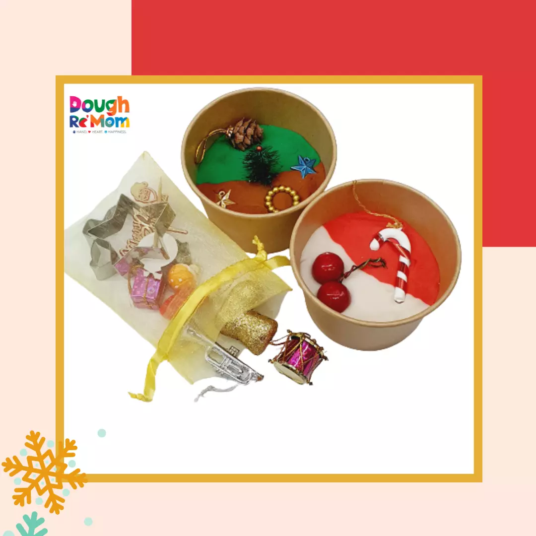 Christmas Play kit - clay dough art - Image 2